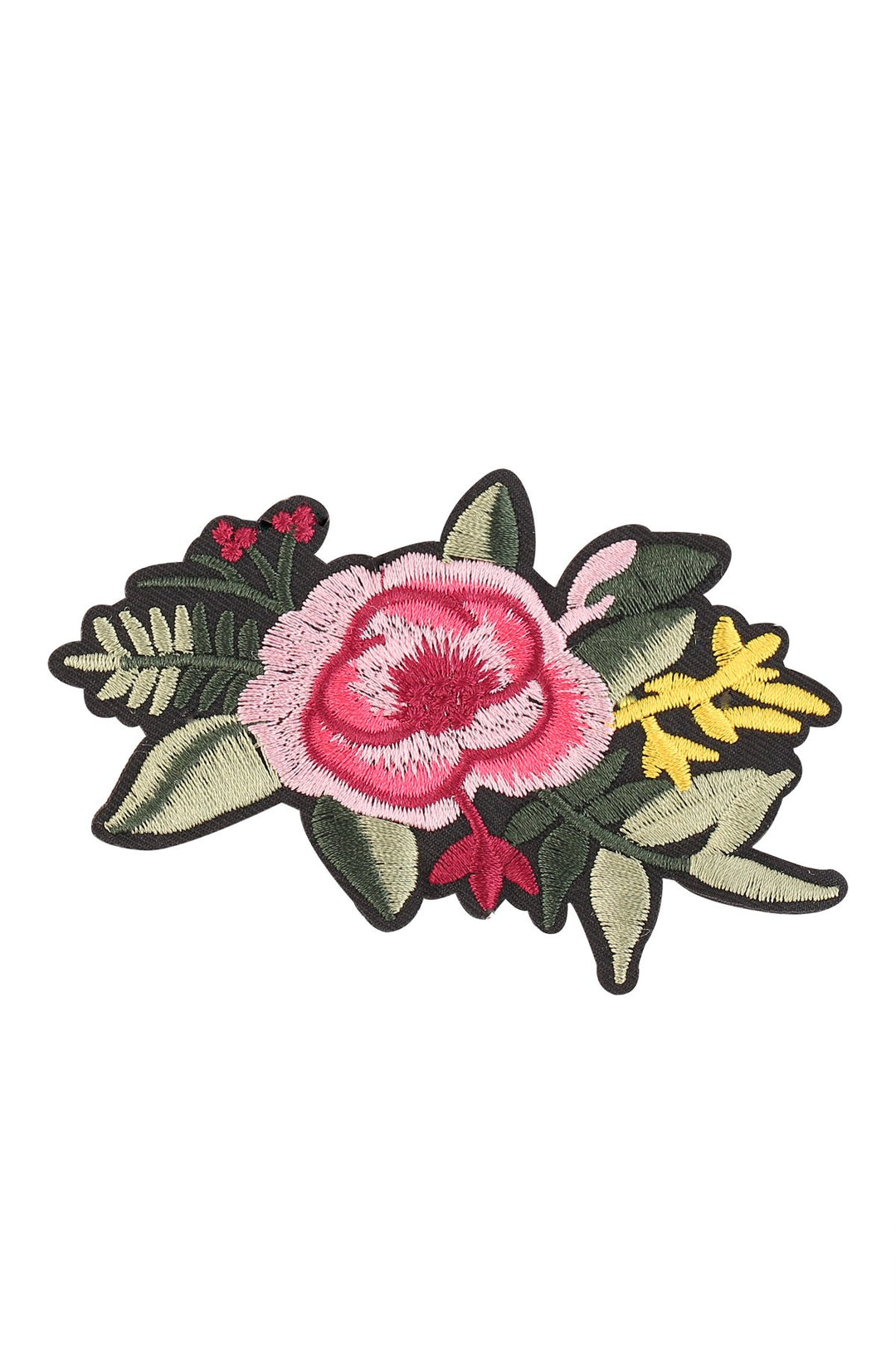 Colourful Floral Sew on Embroidery Patch