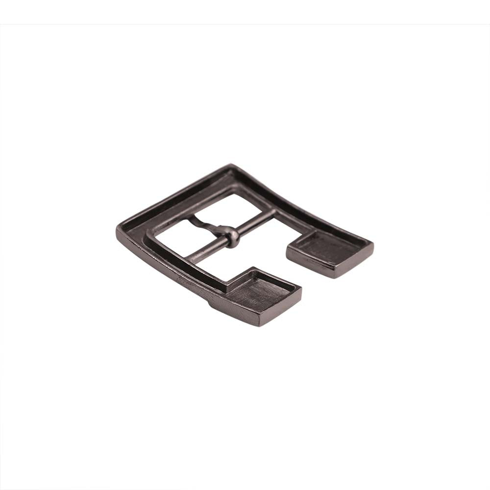 Decorative Gunmetal Prong Belt Buckle for Ladies