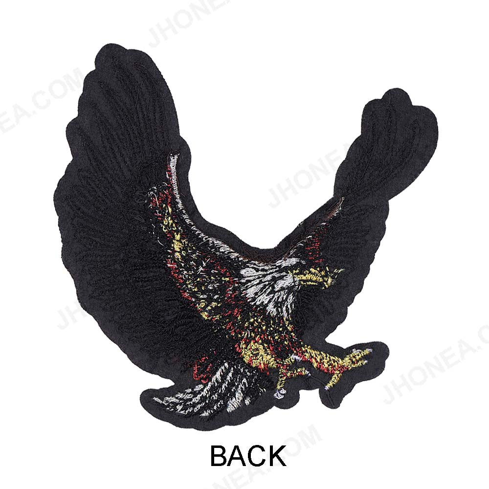 Flying Eagle Sequins Embroidery Bird Patch for Shirts