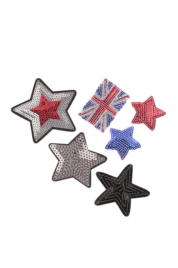 Set of Different Types of Shiny & Glittery Sequins Patch