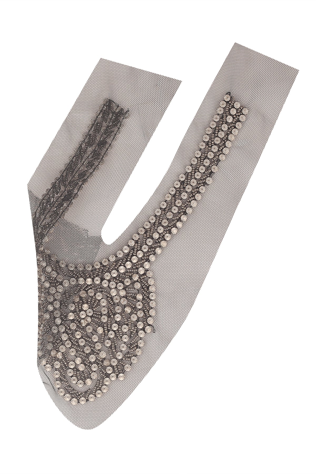 Fancy Beaded Neck Collar Statement Neck Patch