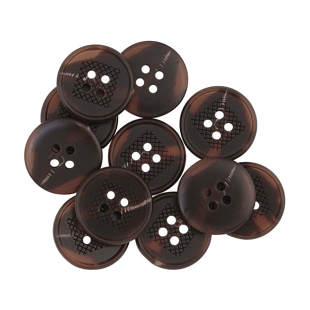 Poly Coat/Blazer/Jacket/Suit Buttons in Brown Color for Men & Women Clothing