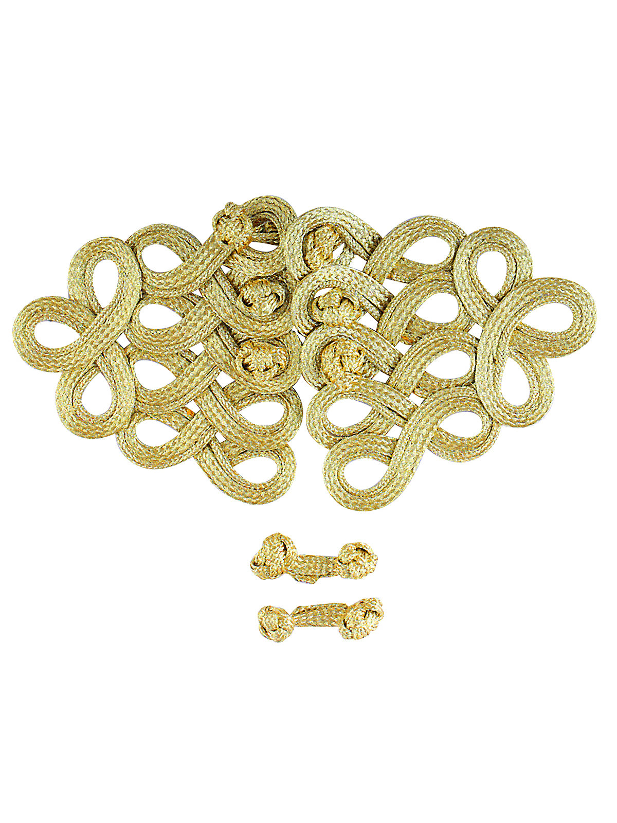 Large Celtic Metallic Braided Loopy Hip Belt Fastener
