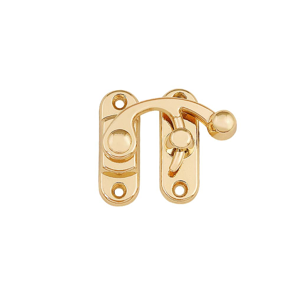 Shiny Gold Color Retro Style Hook & Latch Designer Lock Clasp Accessory
