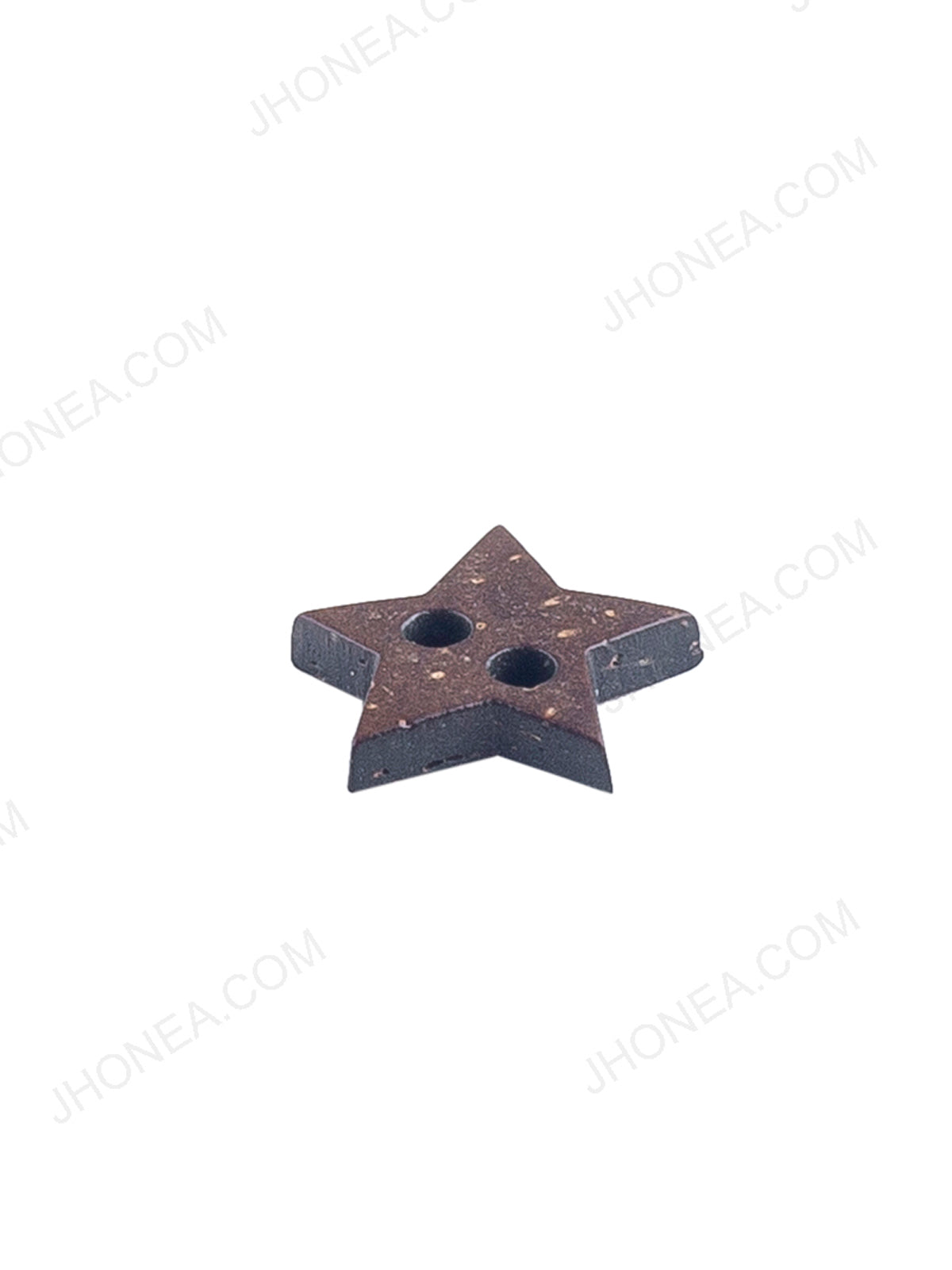 Star Shape 2-Hole Natural Decorative Coco Buttons