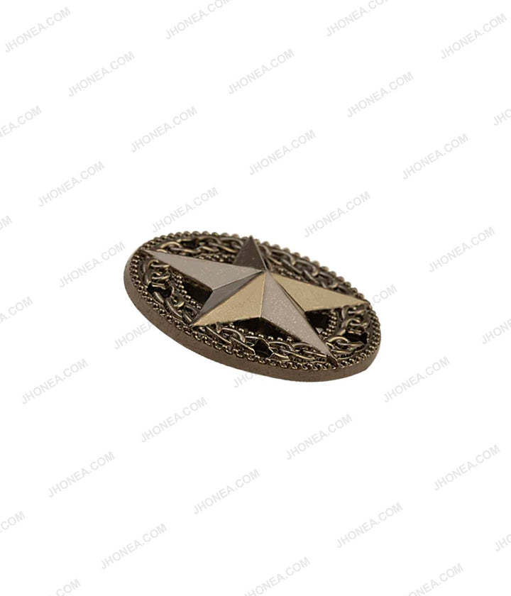Fashion Star Badge Hand stitch Accessory For Men's Coat/Jacket