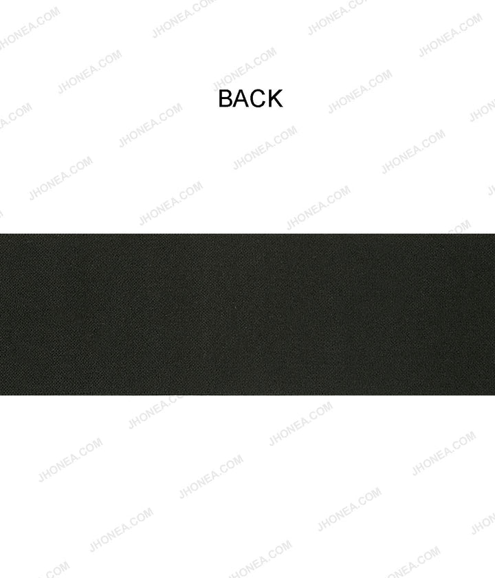 Good Quality 5cm (2inch) Black Party Wear Elastic with Gold Metal Studs