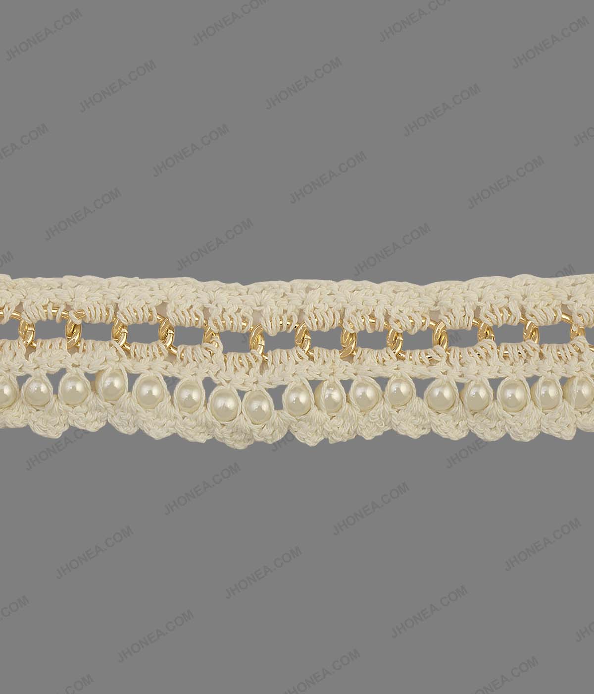 Beautiful Crochet Pearl & Chain Necklace Pattern