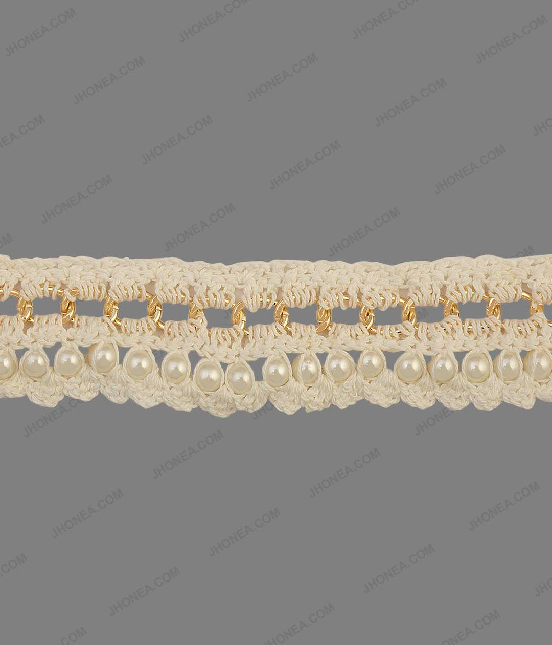 Beautiful Crochet Pearl & Chain Necklace Pattern
