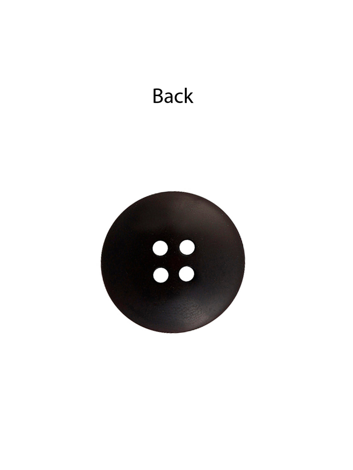 Dark Brown Shaded Round Shape 4-Hole Blazer/Coat Button