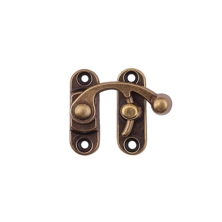 Antique Brass Color Retro Style Hook & Latch Designer Lock Clasp Accessory