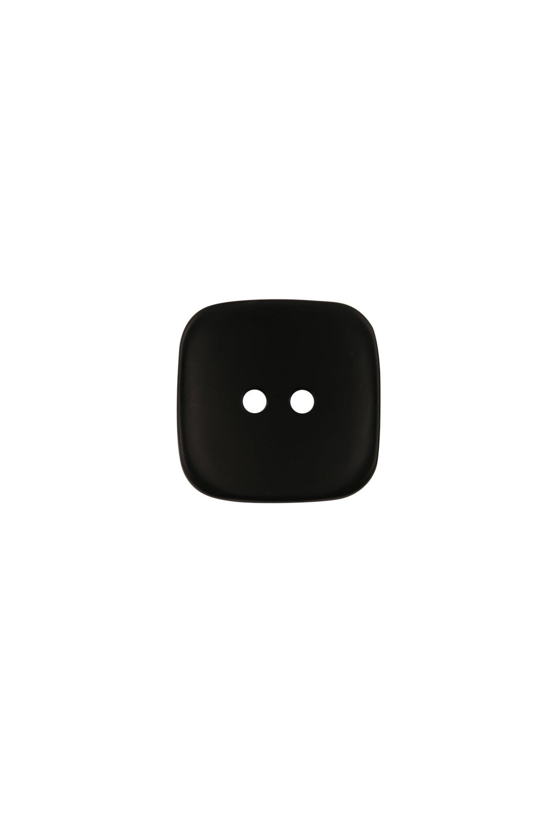 Big Square Shape Matte Black 2-Hole ABS Button