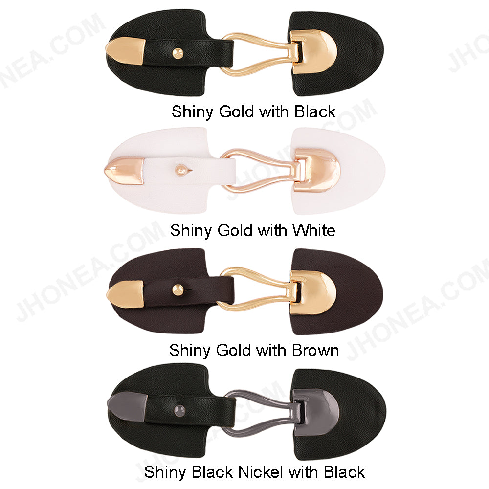 PU Embellishment Shiny Clasp for Suits