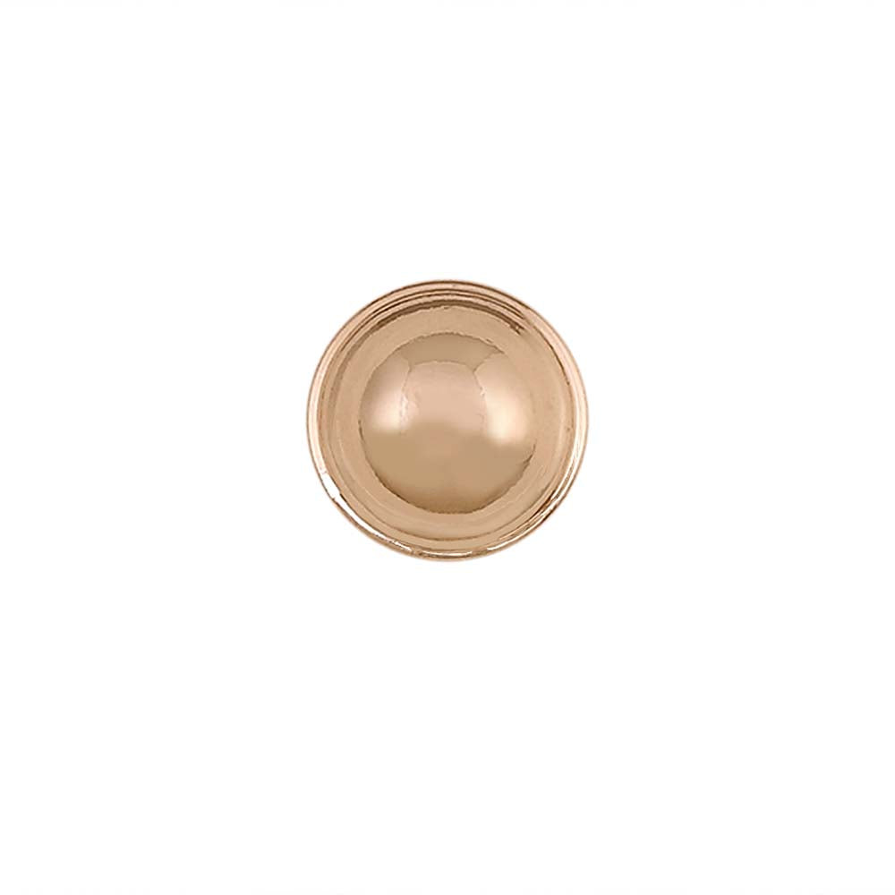 Shiny Gold Color Smooth Dome Surface 16L Shirt/Kurta Loop Buttons