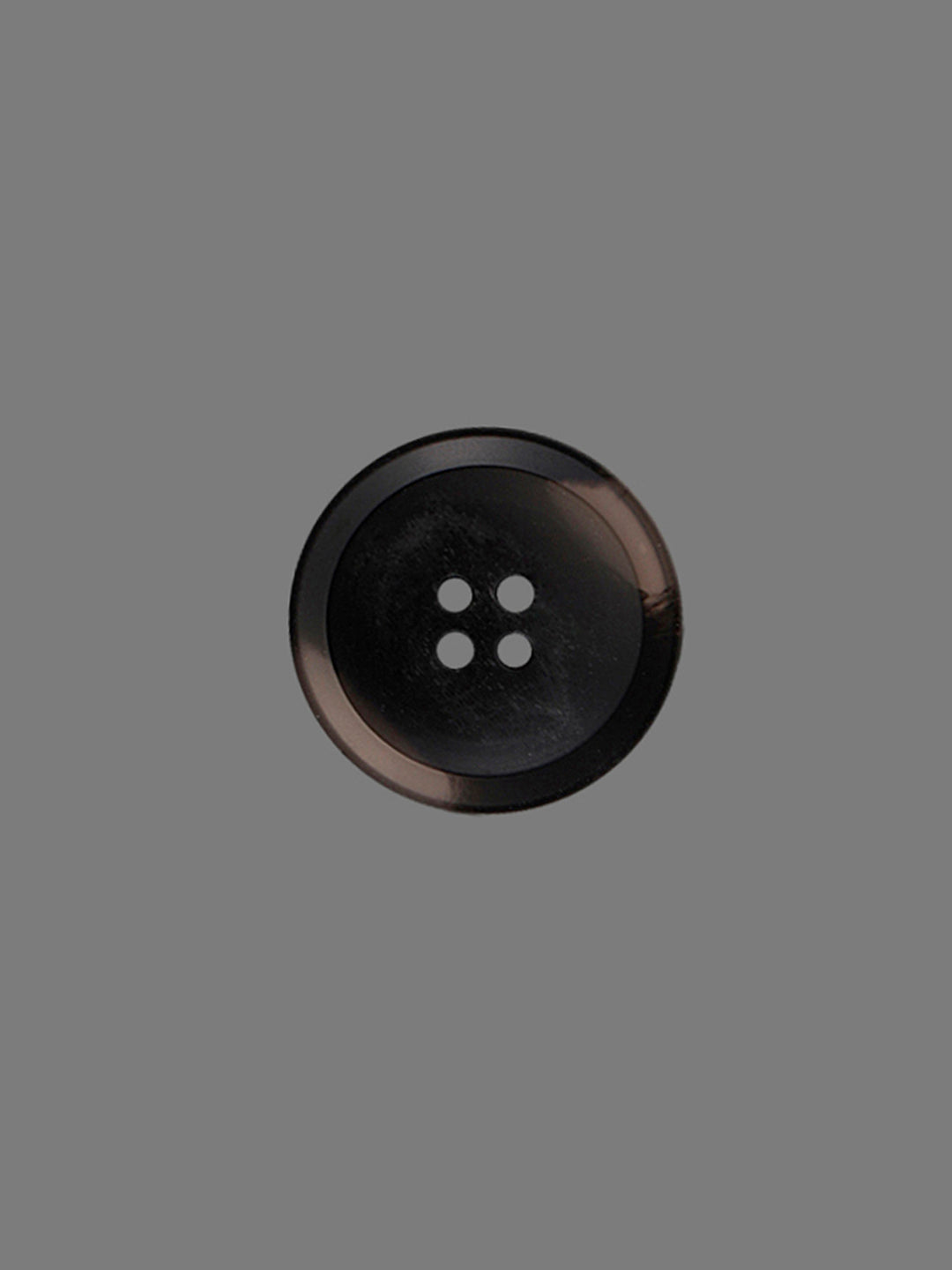 Black Round Shape 4-Hole Blazer/Coat Button