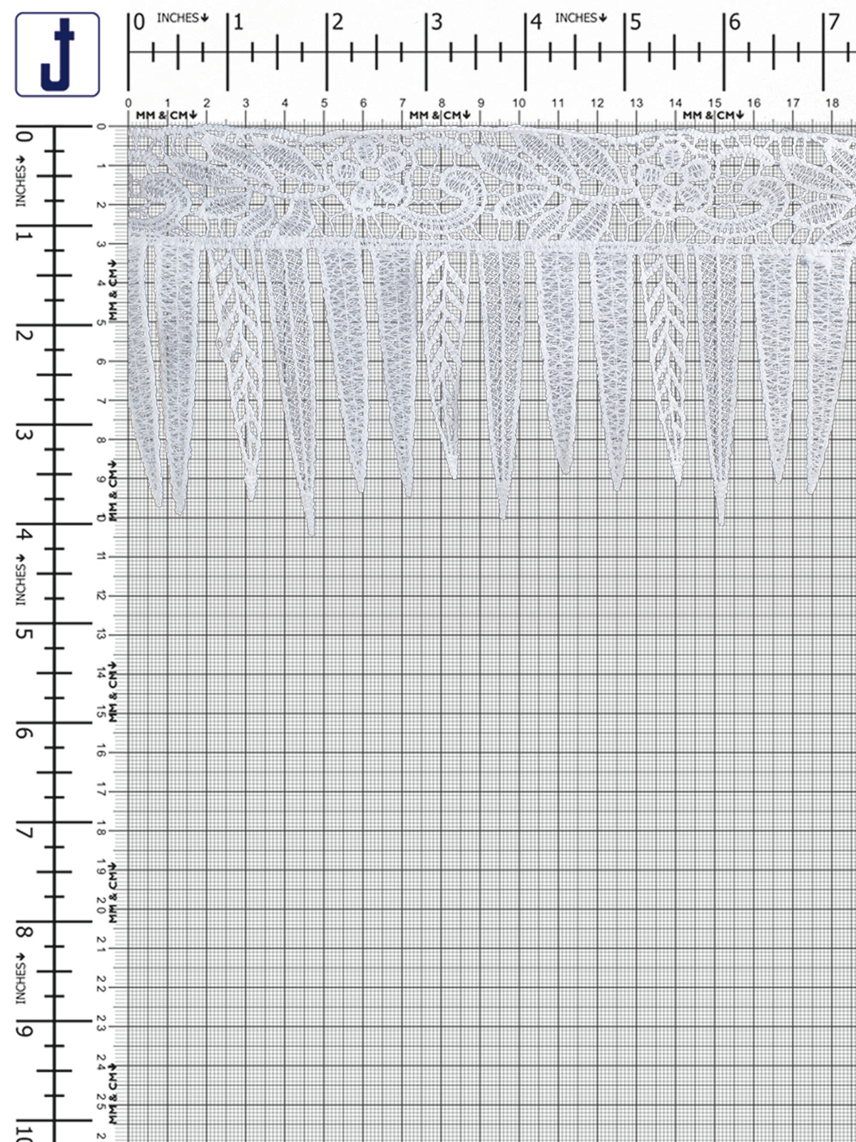 Guipure White Tassel Lace Trim For Gowns
