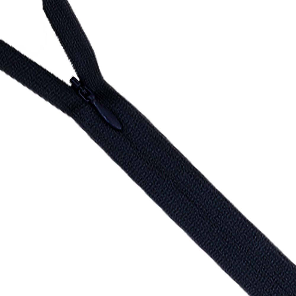 YKK- #2 Tailor's Choice Invisible Concealed Closed-End YKK Zipper in Navy Blue Colour
