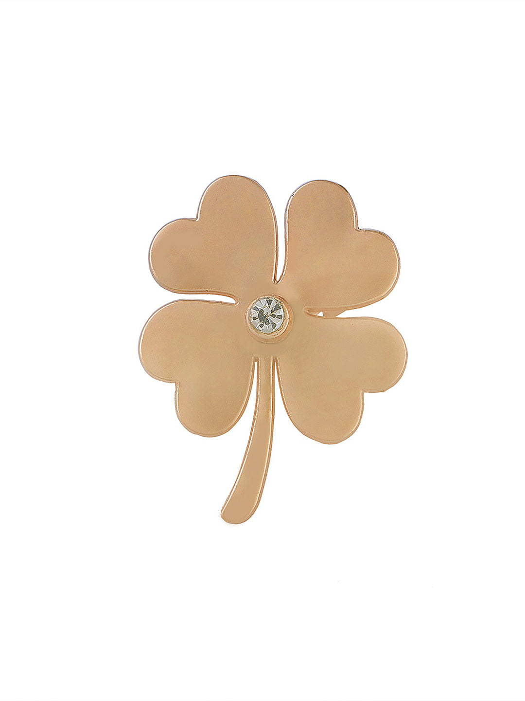 Adorable Matte Gold Flower Brooch Pin