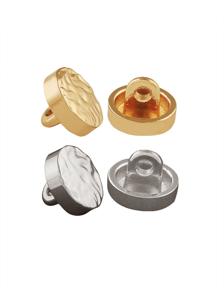 Round Shape Classic Hollow Back Shank Metal Button