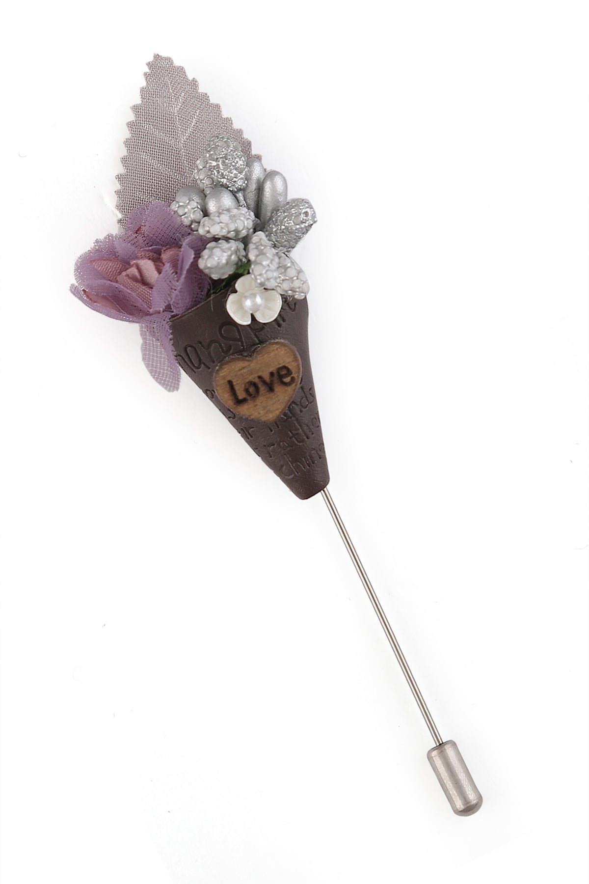 Very Charming Flower Bouquet Lapel Pin