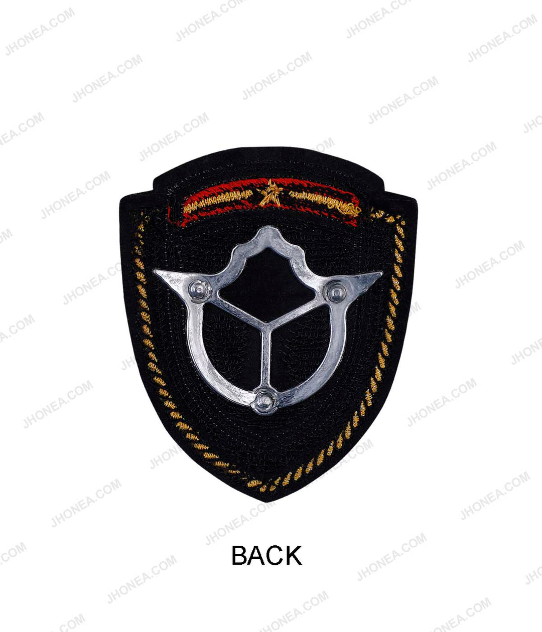 Royal Metal Eagle Emblem Sequins Embroidery Premium Patch